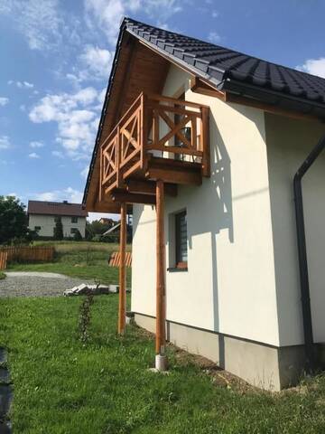 Фото номера Дом с 2 спальнями Дома для отпуска Domek do wynajęcia SkoSki г. Явожинка 50